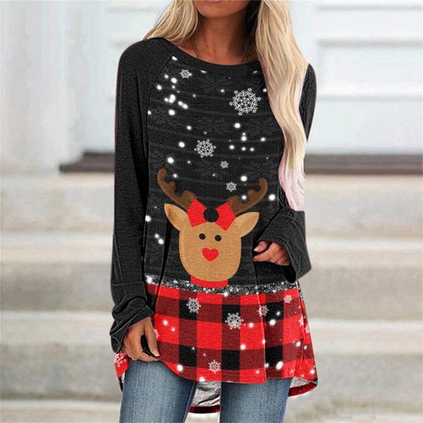 women's blouses & shirts women casual santa claus printing blouse christmas long sleeve print shirt low price camisas de mujer, White
women's blouses & shirts women casual santa claus printing blouse christmas long sleeve print shirt low price camisas de mujer, White
