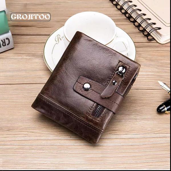 genuine leather men wallet cowhide zipper buckle short for large capacity women purse, Red;black
genuine leather men wallet cowhide zipper buckle short for large capacity women purse, Red;black