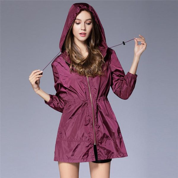 women's trench coats 2021 european temperament hooded long-sleeved women windbreaker fashion casual slim spring female w083, Tan;black
women's trench coats 2021 european temperament hooded long-sleeved women windbreaker fashion casual slim spring female w083, Tan;black
