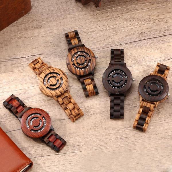 wristwatches atmosphere fashion men's quartz wooden watch creative turn large dial sandalwood strap with regulator, Slivery;brown
wristwatches atmosphere fashion men's quartz wooden watch creative turn large dial sandalwood strap with regulator, Slivery;brown