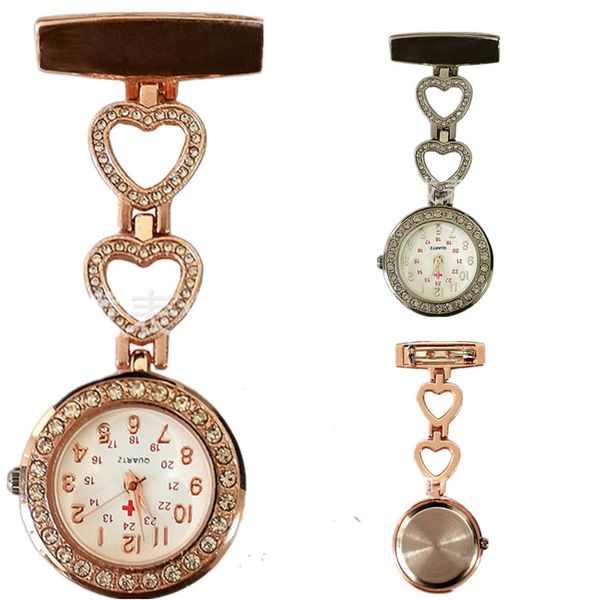 personalized nurse poket watch stainless steel lapel pin brooch rose gold fob diamond heart nurse watches, Slivery;golden
personalized nurse poket watch stainless steel lapel pin brooch rose gold fob diamond heart nurse watches, Slivery;golden