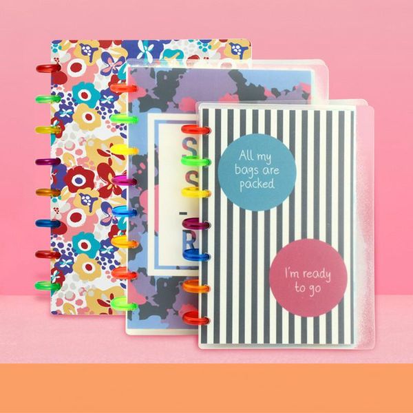 planner disc bound notebook journal ring binding binder spiral a5 notepad stationery office & school supplies notepads, Purple;pink
planner disc bound notebook journal ring binding binder spiral a5 notepad stationery office & school supplies notepads, Purple;pink