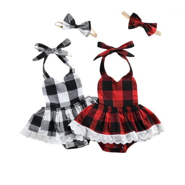 rompers 0-24 months 2 pcs born christmas outfits, baby girls tie-up lace trim plaid halter romper + headband with bowknot, Blue
rompers 0-24 months 2 pcs born christmas outfits, baby girls tie-up lace trim plaid halter romper + headband with bowknot, Blue