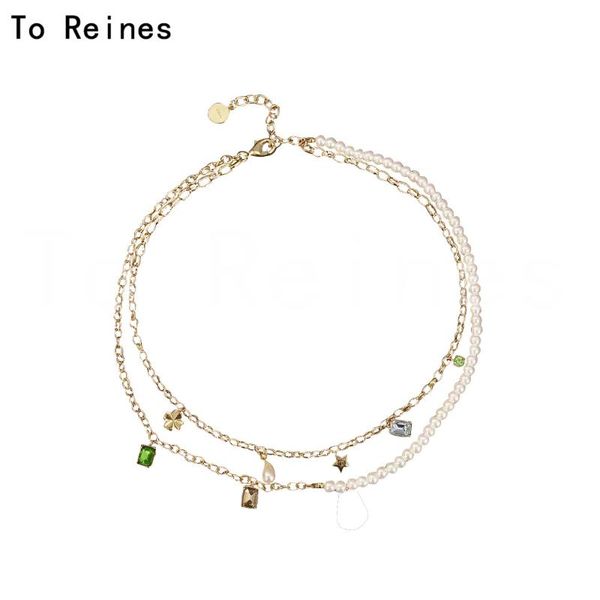 chains vintage classic double layer crystal pearl pendant necklace women birthday party fashion light luxury gift jewelry, Silver
chains vintage classic double layer crystal pearl pendant necklace women birthday party fashion light luxury gift jewelry, Silver