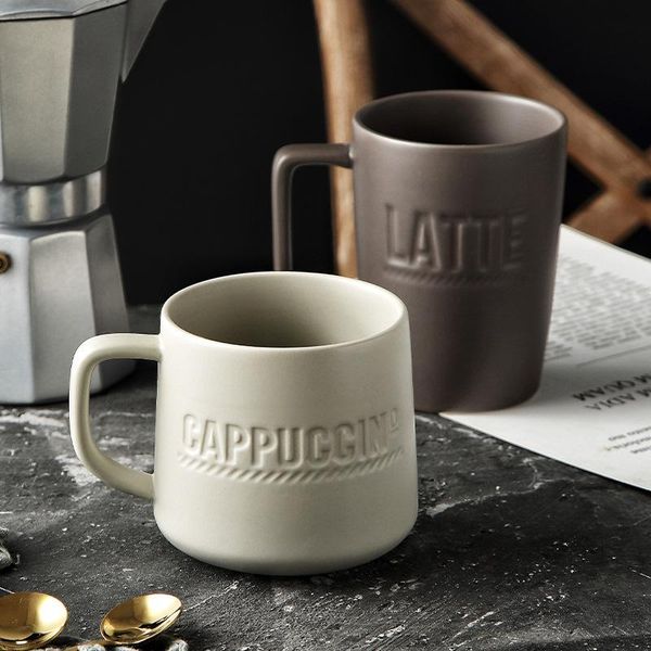 mugs simple coffee cup english word carved european-style household two-color milk cold water ceramic single ear mug
mugs simple coffee cup english word carved european-style household two-color milk cold water ceramic single ear mug