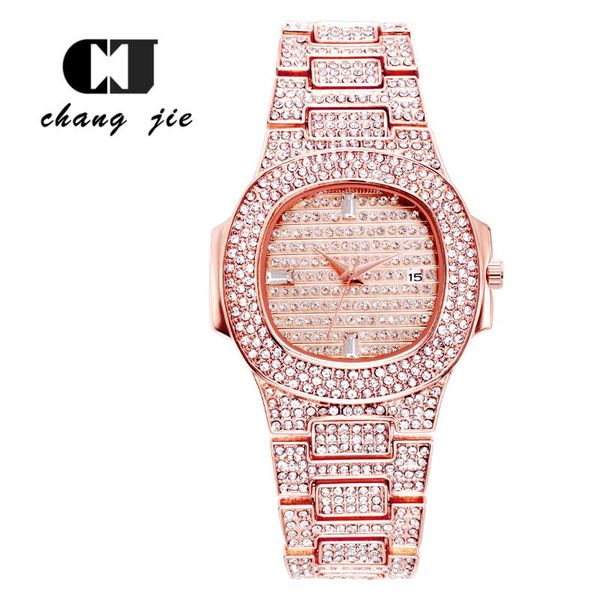wristwatches style diamond luxury personality men quartz watch business fashion men's wrist, Slivery;brown
wristwatches style diamond luxury personality men quartz watch business fashion men's wrist, Slivery;brown