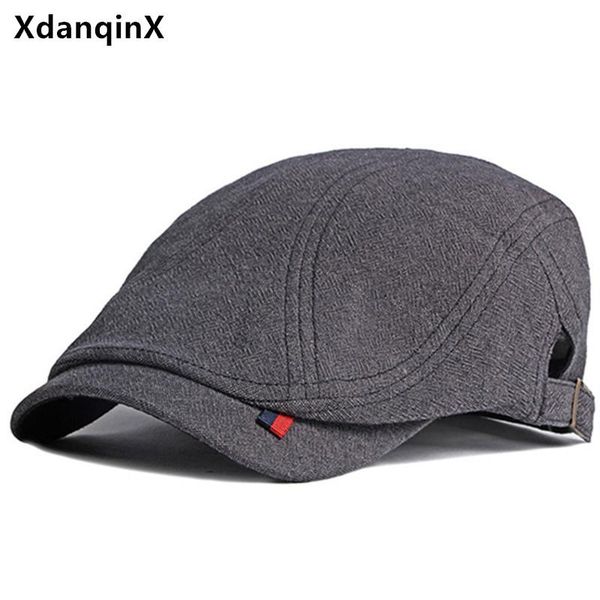 berets xdanqinx lengthened men's beret snapback cap autumn british retro thin fashion casual tongue adjustable size bone sports hat, Blue;gray
berets xdanqinx lengthened men's beret snapback cap autumn british retro thin fashion casual tongue adjustable size bone sports hat, Blue;gray