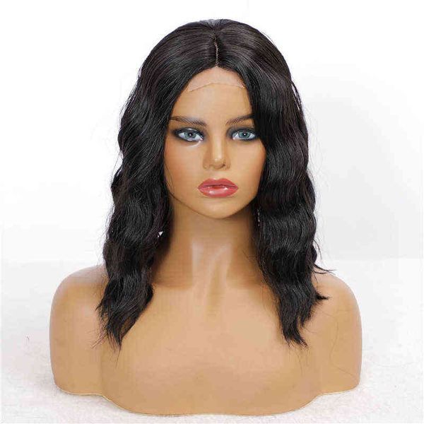 lady nature bla wavy synthetic wig lace front wig nature looking heat ristant fiber for women daily party use, Black;brown
lady nature bla wavy synthetic wig lace front wig nature looking heat ristant fiber for women daily party use, Black;brown