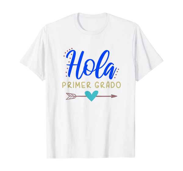 spanish hello first grade, White;black