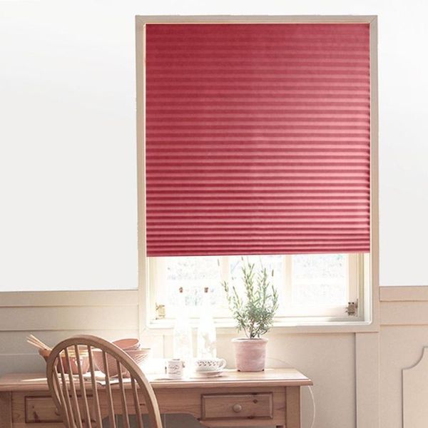 blinds economy multicolor self-adhesive pleated bathroom efficient half blackout window curtains fit for home children room
blinds economy multicolor self-adhesive pleated bathroom efficient half blackout window curtains fit for home children room