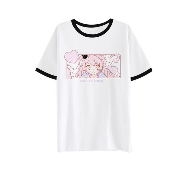 japanese cute short sleeve white for girl soft sister kiss anime bunny milk silk tees shirt kawaii comic graphic t-shirt
japanese cute short sleeve white for girl soft sister kiss anime bunny milk silk tees shirt kawaii comic graphic t-shirt