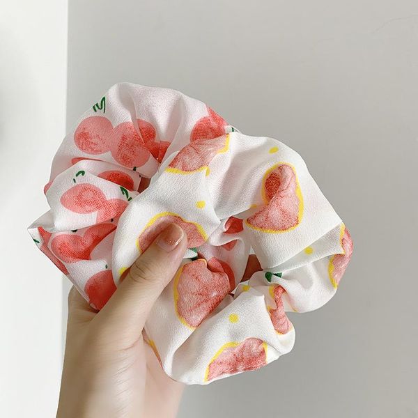 fruit print scrunchies for girls elastic hair bands cute ring head rope accessories soft headdress wear, Slivery;white
fruit print scrunchies for girls elastic hair bands cute ring head rope accessories soft headdress wear, Slivery;white