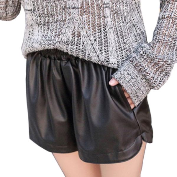 arriva women elastic waist wide leg pu leather shorts spring summer ladies black large size ly20 women's, White;black
arriva women elastic waist wide leg pu leather shorts spring summer ladies black large size ly20 women's, White;black