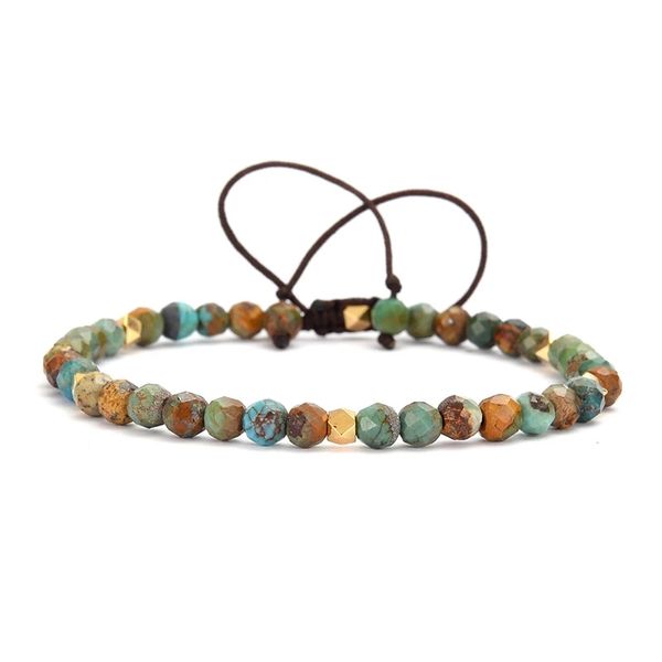 handmade bohemian small natural stone bracelet adjustable chakra 4mm beads wrapped for women and girls, Golden;silver
handmade bohemian small natural stone bracelet adjustable chakra 4mm beads wrapped for women and girls, Golden;silver
