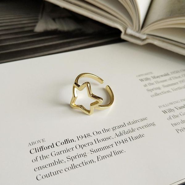 cluster rings louleur 925 sterling silver openwork star gold simple wild design elegant chic open for women fine jewelry charm, Golden;silver
cluster rings louleur 925 sterling silver openwork star gold simple wild design elegant chic open for women fine jewelry charm, Golden;silver