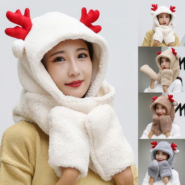 scarves cute fawn deer ear hat scarf gloves set winter women novelty warm casual plush neck wraps fleece girl kawaii, Blue;gray
scarves cute fawn deer ear hat scarf gloves set winter women novelty warm casual plush neck wraps fleece girl kawaii, Blue;gray