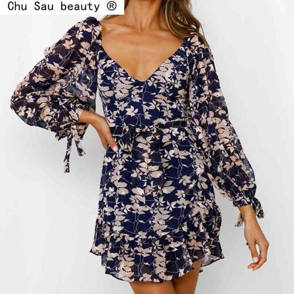 spring chic leaf print women dress cuffs tie v neck ruffle lace up skirt zipper female fashion vestido 210508, Black;gray
spring chic leaf print women dress cuffs tie v neck ruffle lace up skirt zipper female fashion vestido 210508, Black;gray