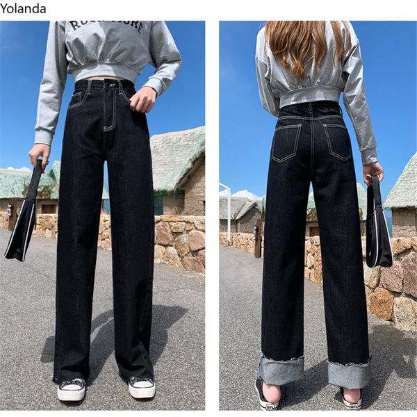 women's jeans woman high waist clothes wide leg denim clothing blue streetwear vintage quality 2021 fall fashion harajuku straight pant
women's jeans woman high waist clothes wide leg denim clothing blue streetwear vintage quality 2021 fall fashion harajuku straight pant