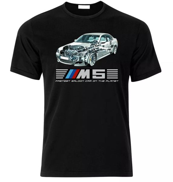 t-shirt for e60 m5 v10 fastest saloon car on planet mpower fan t shirt s-xxl, White;black
t-shirt for e60 m5 v10 fastest saloon car on planet mpower fan t shirt s-xxl, White;black