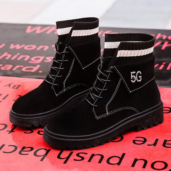 boots size 35-51 nice letter 5g ankle women autumn campus style shoes woman flat heels college girls classics lace up boot, Black
boots size 35-51 nice letter 5g ankle women autumn campus style shoes woman flat heels college girls classics lace up boot, Black