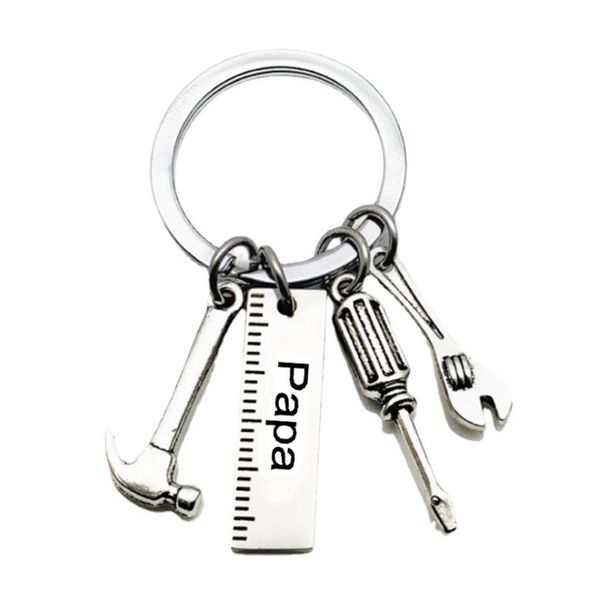 2021 fashion dad keychains creative hammer screwdriver wrench keyring handbag decor tassel love dad pendant fathers day gifts, Slivery;golden
2021 fashion dad keychains creative hammer screwdriver wrench keyring handbag decor tassel love dad pendant fathers day gifts, Slivery;golden