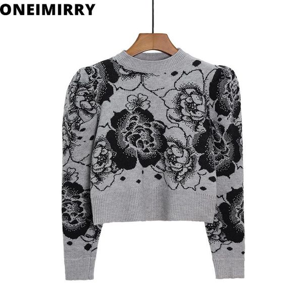 women's sweaters fall winter cropped sweater women fashion harajuku knit pullover slim o-neck female vintage jacquard jumpers 2021 drop, White;black
women's sweaters fall winter cropped sweater women fashion harajuku knit pullover slim o-neck female vintage jacquard jumpers 2021 drop, White;black