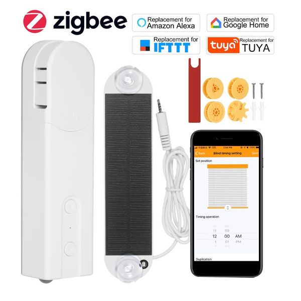 smart home control zigbee/bt blinds drive motor solar powered tuyawifi motorized chain roller voice shade shutter
smart home control zigbee/bt blinds drive motor solar powered tuyawifi motorized chain roller voice shade shutter