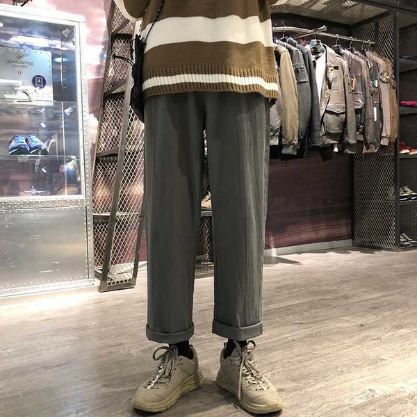 spring new casual men's fashion solid color drawstring joggers pants man streetwear wild hip-hop loose straight trousers1, Black
spring new casual men's fashion solid color drawstring joggers pants man streetwear wild hip-hop loose straight trousers1, Black