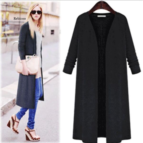women's trench coats jacket knitted cardigan ladies windbreaker european american style plus size 5xl long elegant fashion spring autum, Tan;black
women's trench coats jacket knitted cardigan ladies windbreaker european american style plus size 5xl long elegant fashion spring autum, Tan;black