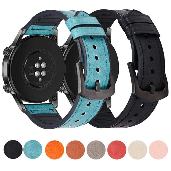 watch bands 22mm soft band for honor magic 2 46mm silicone&leather breathable strap gs pro smart wrist watchband accessories, Black;brown
watch bands 22mm soft band for honor magic 2 46mm silicone&leather breathable strap gs pro smart wrist watchband accessories, Black;brown