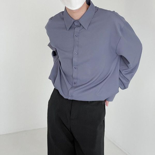 men's casual shirts 2021 spring anti-wrinkle shirt drape solid color ins wind handsome loose wild korean style trendy, White;black
men's casual shirts 2021 spring anti-wrinkle shirt drape solid color ins wind handsome loose wild korean style trendy, White;black