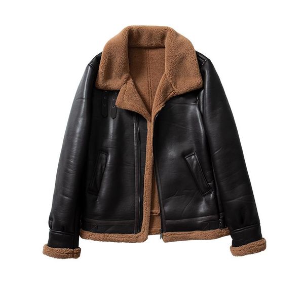 men's down & parkas 2021 fashion motorcycle jacket leather short warm casual plus size, Black
men's down & parkas 2021 fashion motorcycle jacket leather short warm casual plus size, Black
