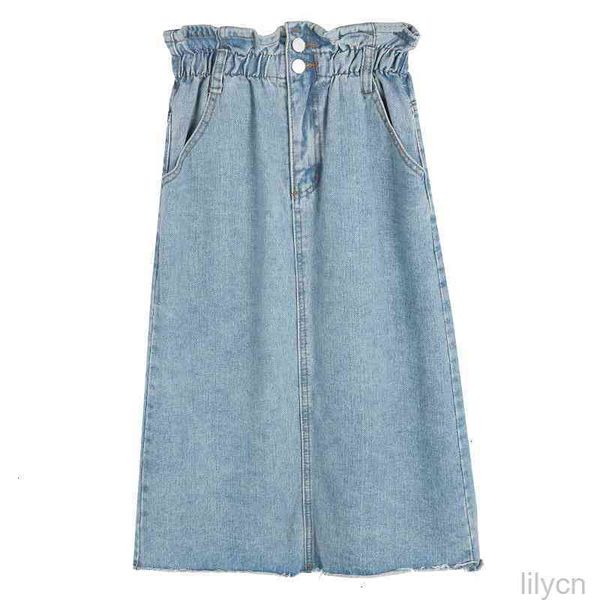 skirt high waist denim skirts women korean fashion summer button pockets blue a-line jean style saia jeans, Black
skirt high waist denim skirts women korean fashion summer button pockets blue a-line jean style saia jeans, Black