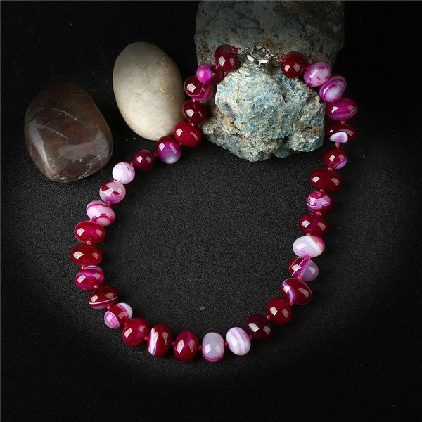 chokers k's gadgets pink stripe agates women necklace natural stone beads beaded necklaces for accessories collares mujer chocker, Golden;silver
chokers k's gadgets pink stripe agates women necklace natural stone beads beaded necklaces for accessories collares mujer chocker, Golden;silver