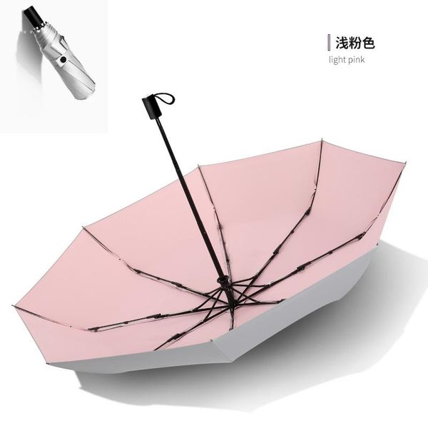 umbrellas pink sun umbrella portable three fold protection ladies fashion black coating sonnenschirm living utensils ef50ys
umbrellas pink sun umbrella portable three fold protection ladies fashion black coating sonnenschirm living utensils ef50ys