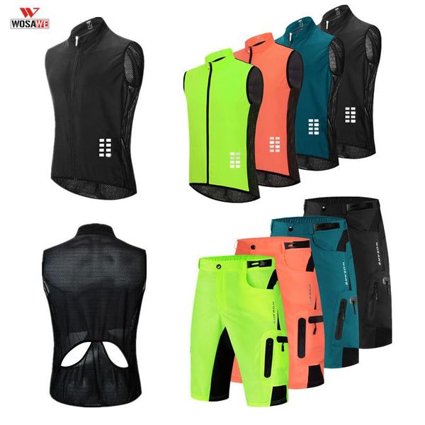 racing sets wosawe men's cycling jersey short set vest mtb bike bicycle shorts adjustable waist sleeveless sport clothing, Black;blue
racing sets wosawe men's cycling jersey short set vest mtb bike bicycle shorts adjustable waist sleeveless sport clothing, Black;blue