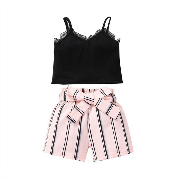 0 3years toddler baby girls clothes set solid sleeveless v neck cropped lace striped shorts, White
0 3years toddler baby girls clothes set solid sleeveless v neck cropped lace striped shorts, White