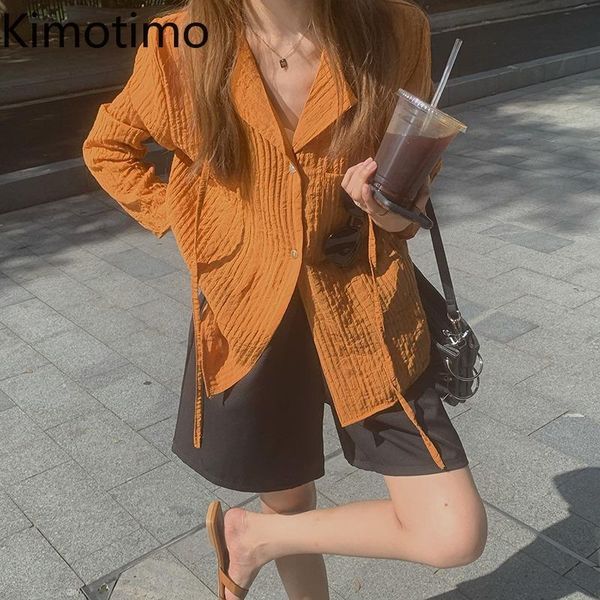 women's blouses & shirts kimotimo design texture women solid turn-down collar belt ladies korean folds long sleeve all-match blouse blu, White
women's blouses & shirts kimotimo design texture women solid turn-down collar belt ladies korean folds long sleeve all-match blouse blu, White