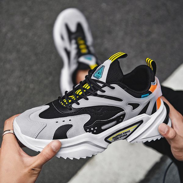 464748 size new summer breathable sneakers mesh trendy shoes casual mens shoes trendy daddy shoes street shooting, Black;white
464748 size new summer breathable sneakers mesh trendy shoes casual mens shoes trendy daddy shoes street shooting, Black;white