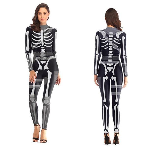 women's jumpsuits & rompers women casual turtleneck long sleeve print slim halloween cosplay for party ankle length jumpsuit, Black;white
women's jumpsuits & rompers women casual turtleneck long sleeve print slim halloween cosplay for party ankle length jumpsuit, Black;white