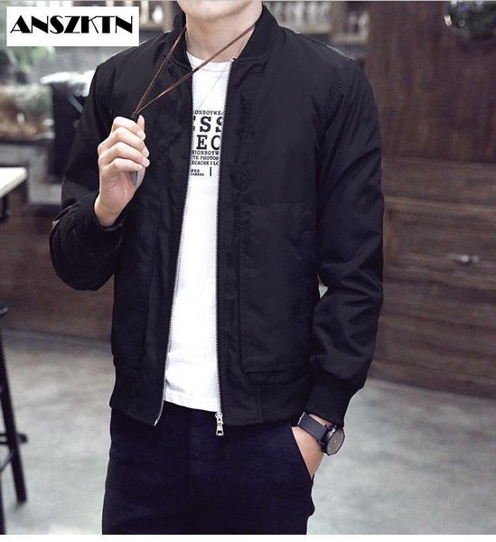 men's jackets anszktn men bomber jacket coat baseball windbreaker zipper casual slim fit clothes brand overcoat, Black;brown
men's jackets anszktn men bomber jacket coat baseball windbreaker zipper casual slim fit clothes brand overcoat, Black;brown