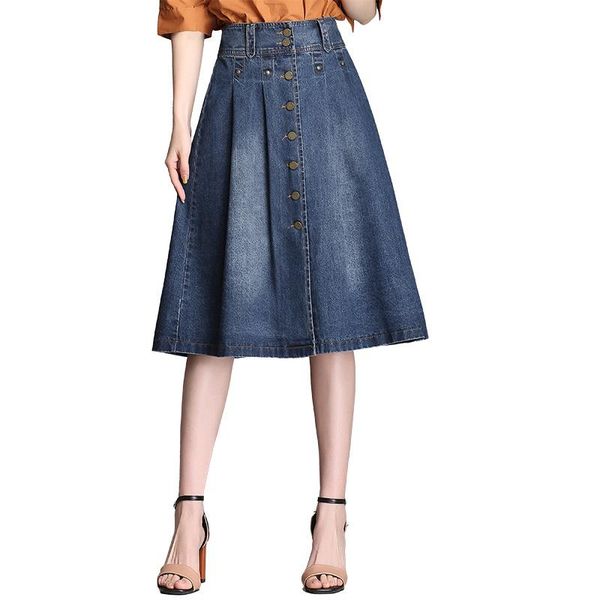 skirts denim skirt women high waist a line midi womens summer single button blue jeans faldas mujer moda 2021 xq084, Black
skirts denim skirt women high waist a line midi womens summer single button blue jeans faldas mujer moda 2021 xq084, Black
