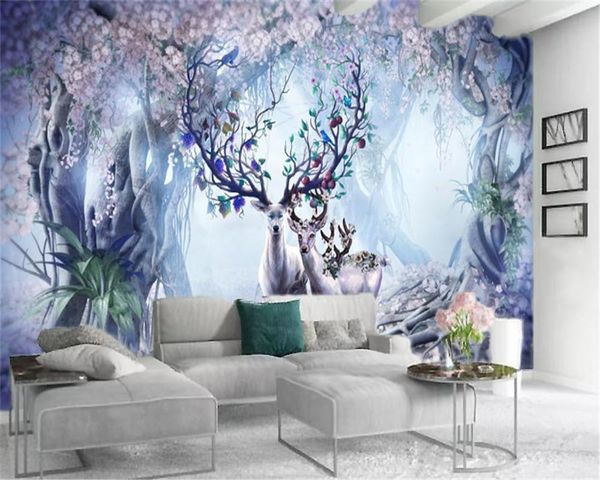wallpapers 3d silk wallpaper sika deer in fantasy flower sea forest living interior decoration mural of room bedroom
wallpapers 3d silk wallpaper sika deer in fantasy flower sea forest living interior decoration mural of room bedroom