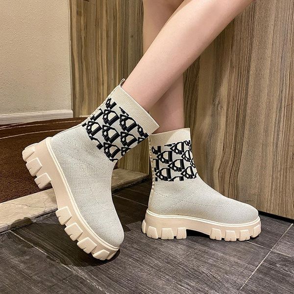 boots women sock shoes knitted slip on autumn short fashion comfort thick platform ladies shoe female footwear 2021 ankle, Black
boots women sock shoes knitted slip on autumn short fashion comfort thick platform ladies shoe female footwear 2021 ankle, Black