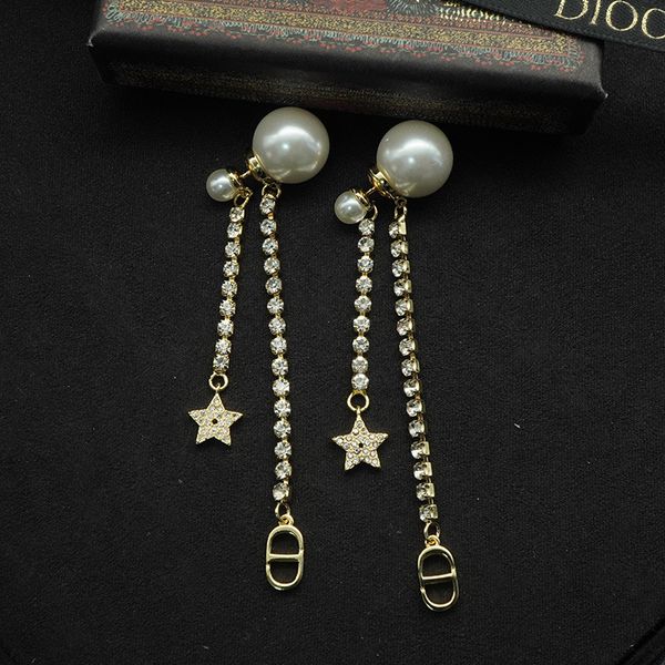 design jewelry new letter tassel size pearl earrings for women red live broadcast, Silver
design jewelry new letter tassel size pearl earrings for women red live broadcast, Silver
