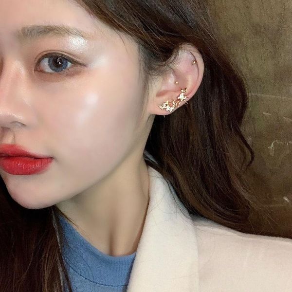 hoop & huggie fashionable elegant small butterfly earrings high-grade ear clip internet celebrity minimalist micro zircon-encrusted stud, Golden;silver
hoop & huggie fashionable elegant small butterfly earrings high-grade ear clip internet celebrity minimalist micro zircon-encrusted stud, Golden;silver