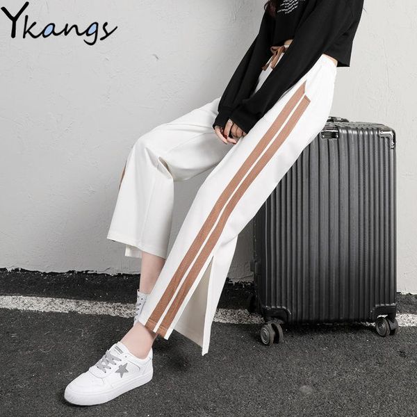 joggers women striped drawstring wide leg pants baggy harajuku korean casual pockets straight elastic high waist trousers female women', Black;white
joggers women striped drawstring wide leg pants baggy harajuku korean casual pockets straight elastic high waist trousers female women', Black;white
