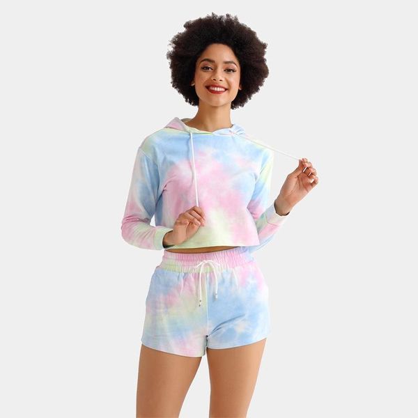 yoga outfit 2pcs/set tie dye crop sweater+leisure shorts gym sport sets women cotton hooded fitness workout long sweater+shorts
yoga outfit 2pcs/set tie dye crop sweater+leisure shorts gym sport sets women cotton hooded fitness workout long sweater+shorts