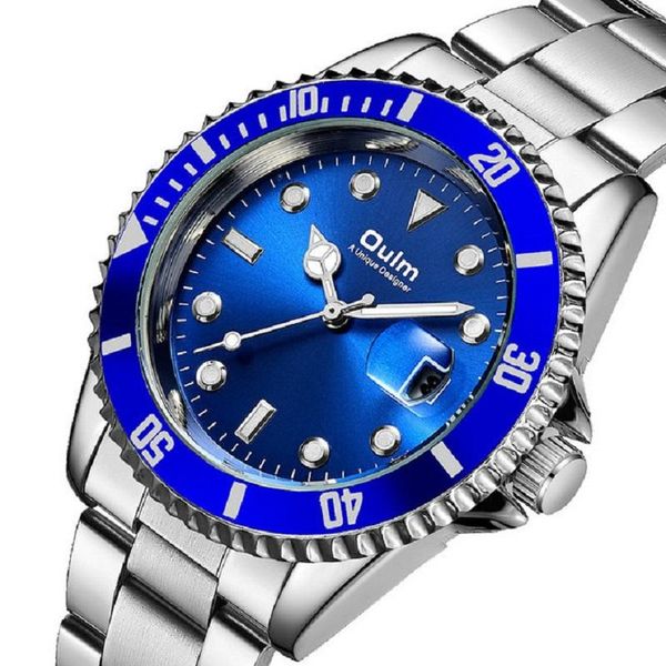 wristwatches oulm fashion quartz watch men calendar blue dial stainless steel strap classic mens watches waterproof clock, Slivery;brown
wristwatches oulm fashion quartz watch men calendar blue dial stainless steel strap classic mens watches waterproof clock, Slivery;brown