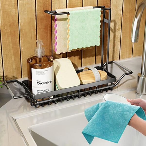 hooks & rails kitchen utensils stainless steel cloth rack sink drain storage towel faucet household retractable shelf
hooks & rails kitchen utensils stainless steel cloth rack sink drain storage towel faucet household retractable shelf